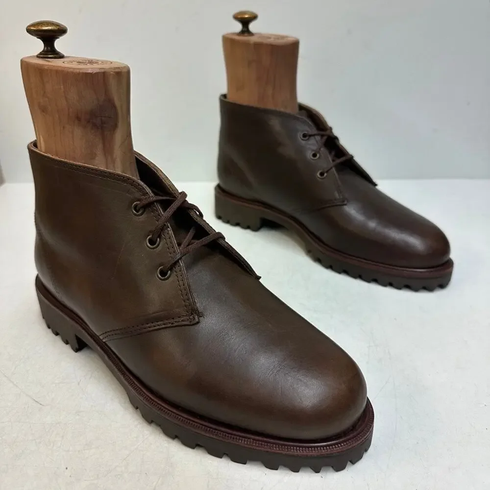 NWOT 1993 Polo Ralph Lauren Sportsman Chukka Boots NOS RARE Lug Sole MiUSA 8 D